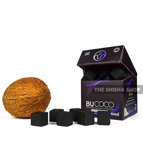 BUCOCO PREMIUM HOOKAHCOAL 26mm CUBE-1KG / ブココ 26mmキューブチャコール 64キューブ入り(シーシャ専用チャコール)